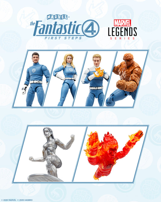 Marvel Legends: Fantastic 4 Wave 6 piezas