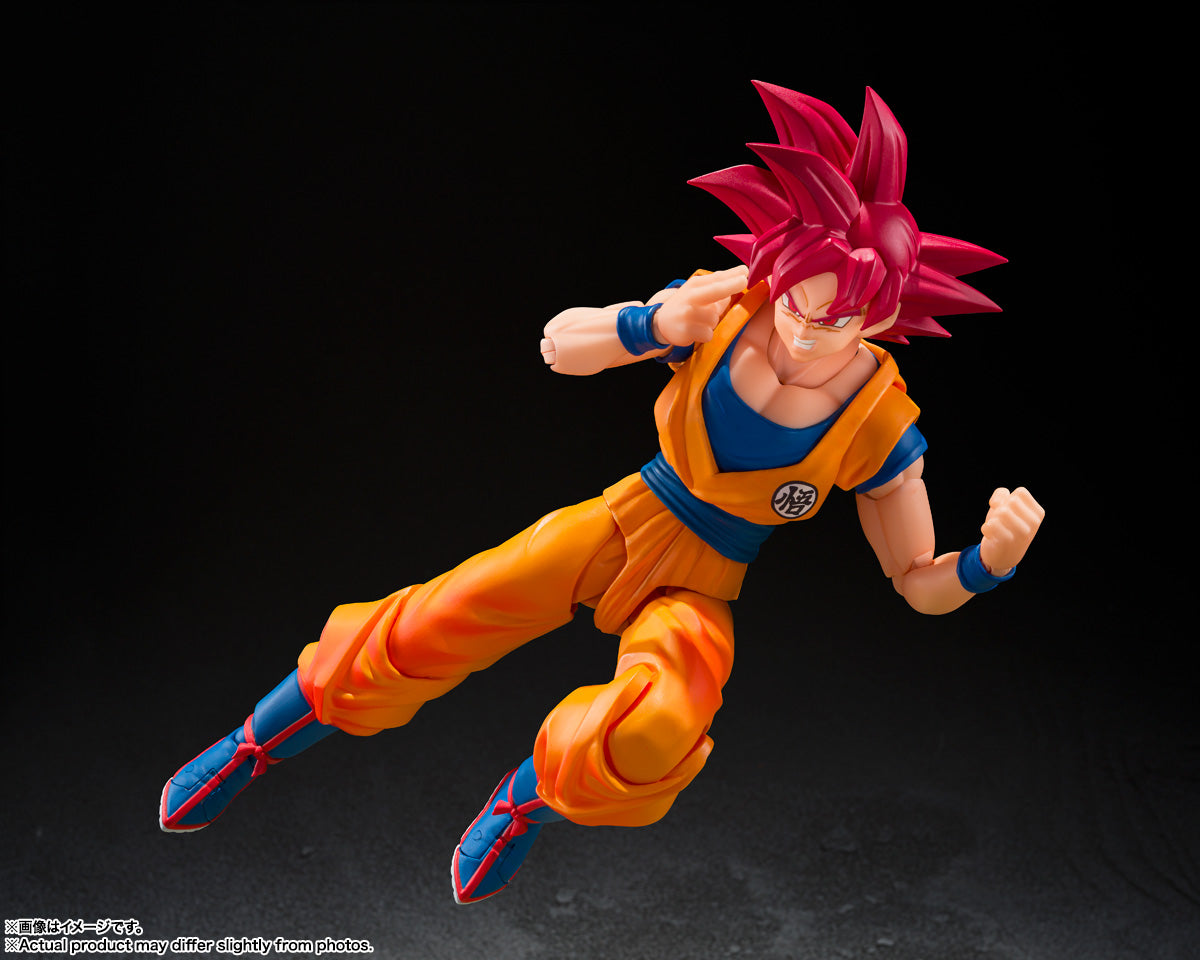 Dragon Ball Super Saiyan God Son Goku God Aura S.H.Figuarts Action Figure