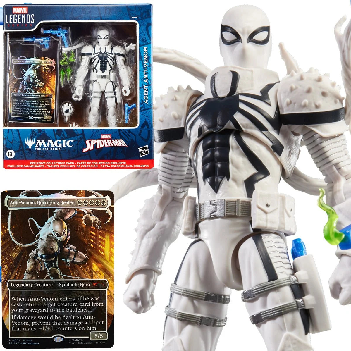 Spider-Man Marvel Legends Series Magic: The Gathering Agent Anti-Venom