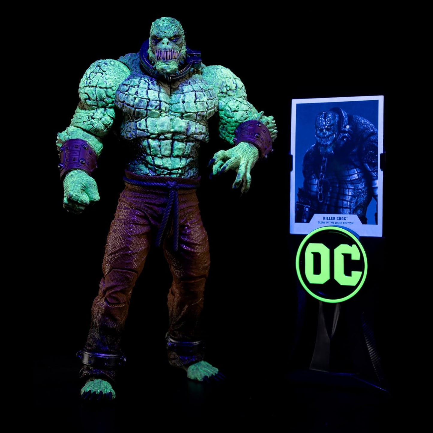 Mcfarlane: Killer croc brilla en la obscuridad