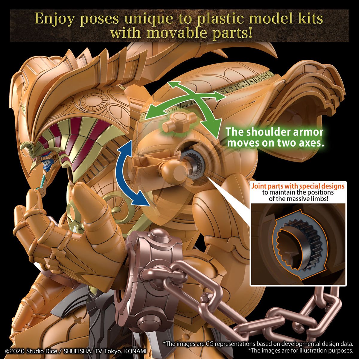 Yu-Gi-Oh: Exodia Model Kit $1250 apartas $400