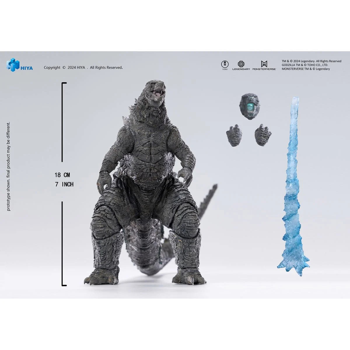 Godzilla vs. Kong 2021 Heat Ray Godzilla Exquisite Basic Series Light-Up