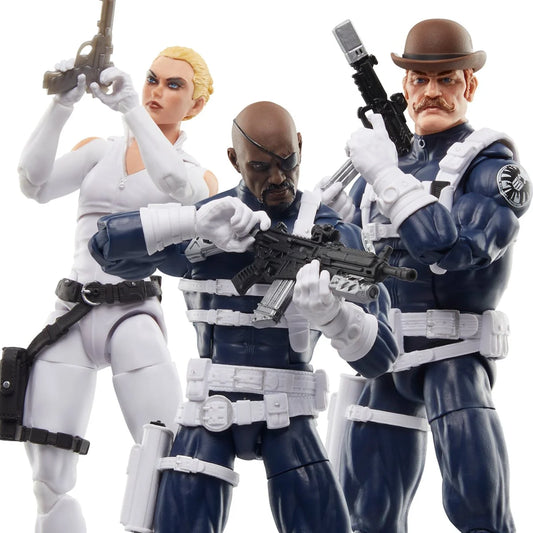 Marvel Legends: 3 pack Nick Fury/Sharon Carter/Dugan