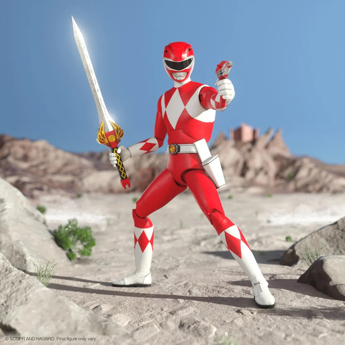 Power Rangers Ultimates Mighty Morphin Red Ranger precio final $1250 apartas con $250