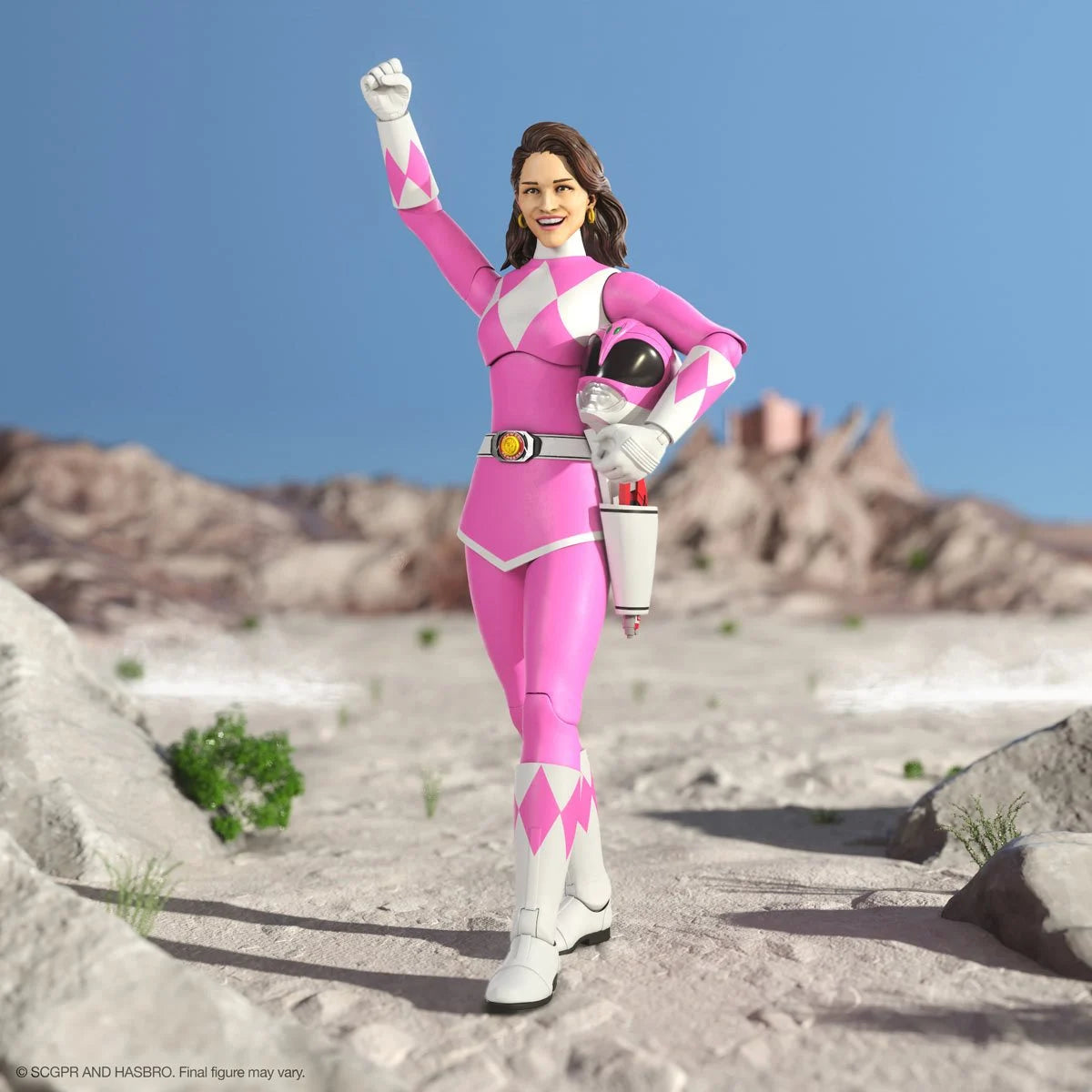 Power Rangers Ultimates Mighty Morphin Pink Ranger precio final $1,250 apartas con $250
