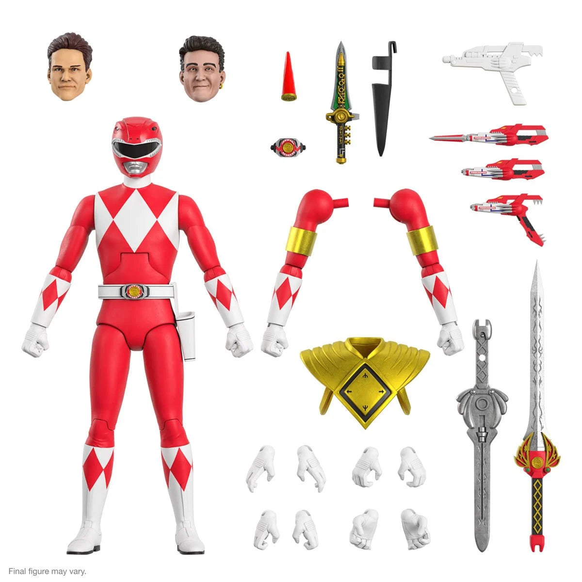 Power Rangers Ultimates Mighty Morphin Red Ranger precio final $1250 apartas con $250
