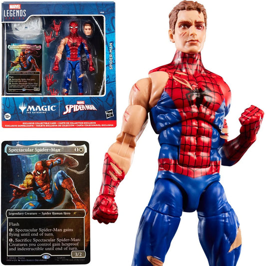 Spider-Man Marvel Legends Magic: The Gathering Battle-Damaged Spider-Man