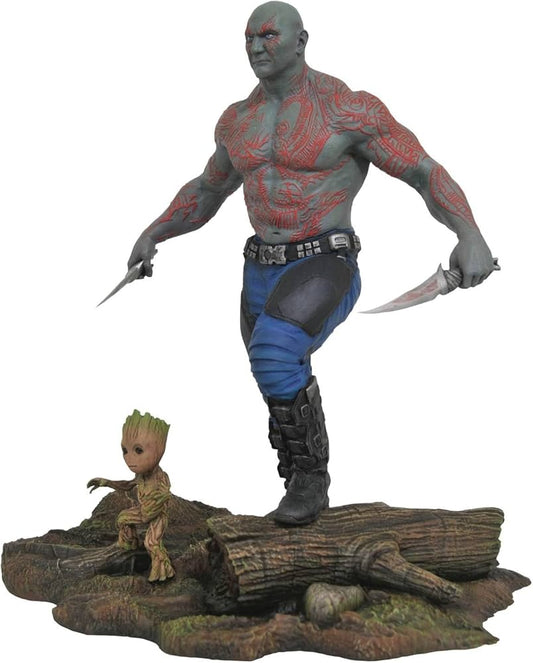 Diamond Select: Drax and Groot estatua