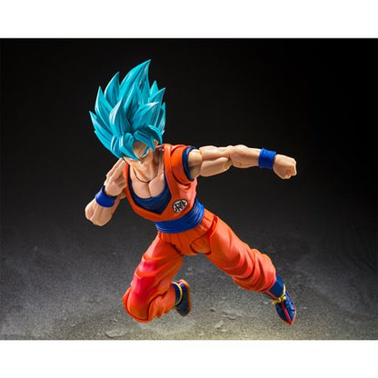 Dragon Ball Super Saiyan God Super Saiyan Son Goku Blue Power Transcending Limits S.H.Figuarts Action Figure