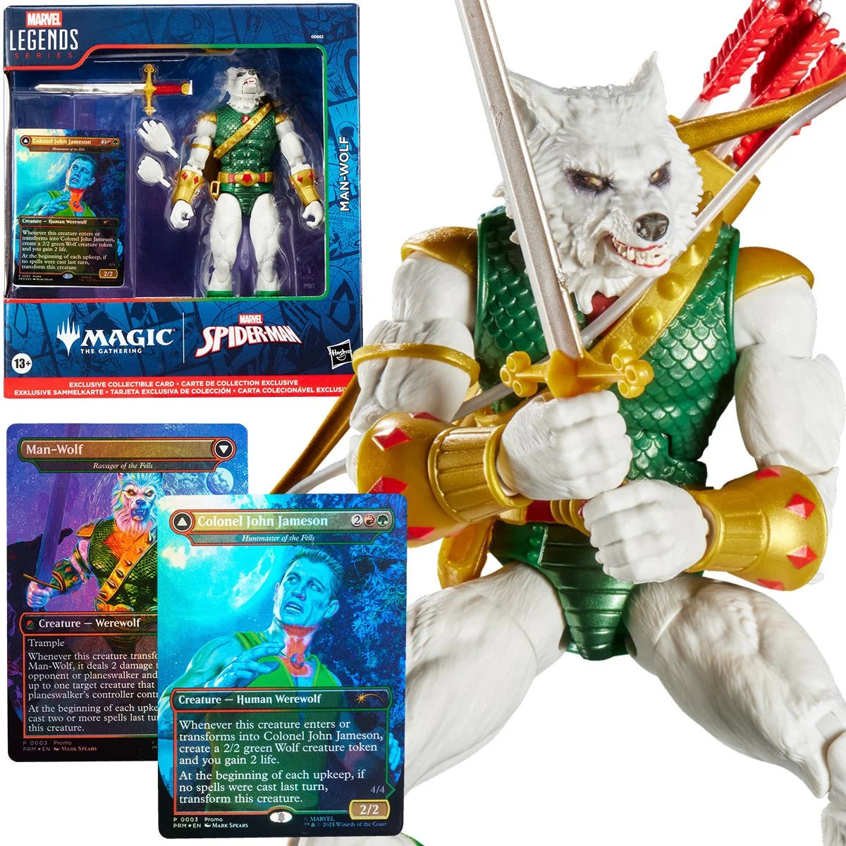 Spider-Man Marvel Legends Magic: The Gathering Man-Wolf