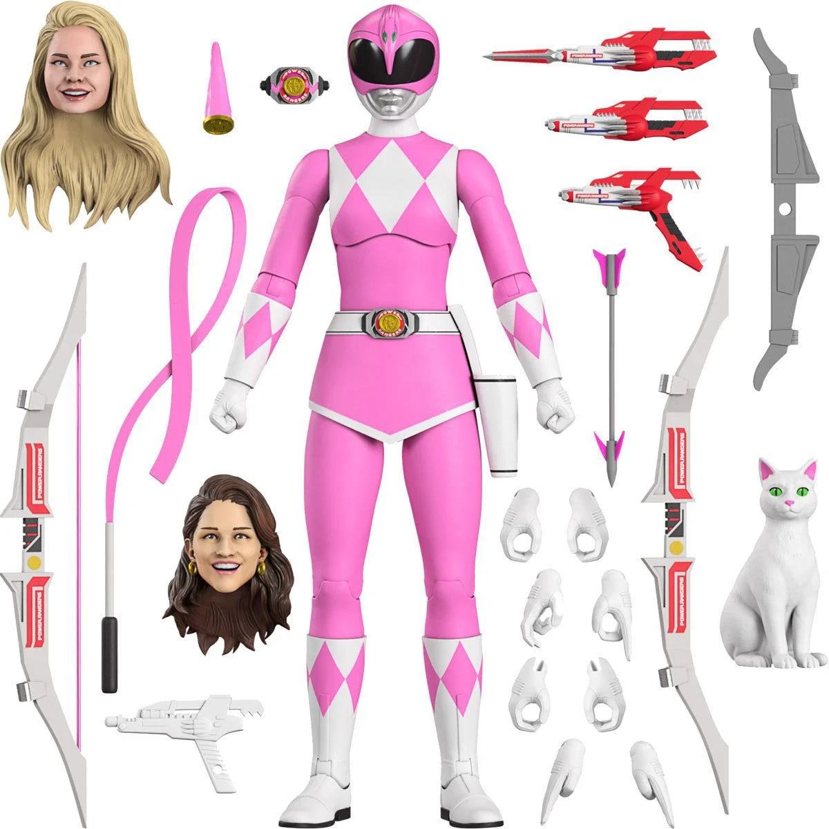 Power Rangers Ultimates Mighty Morphin Pink Ranger precio final $1,250 apartas con $250
